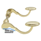 MARCHESI Dr�ckerpaar POSTHORN - Messing poliert