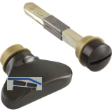 MARCHESI WC Sperrgarnitur, Messing patiniert schutzlackiert