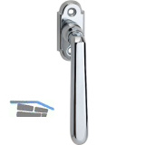 GRUNDMANN Fenstergriff ALT-WIEN 904H - sichtbar geschraubt, 7x35, verchromt