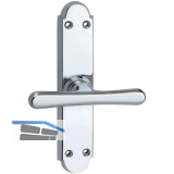 GRUNDMANN Fenstertrieb ALT-WIEN 920 - sichtbar geschraubt, Messing verchromt