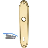 MARCHESI Langschild K�LN - BB 90, Messing poliert