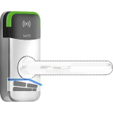 SALTO Abdeckplatte XS4 Mini Metall Edelstahl poliert