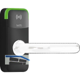 SALTO Abdeckplatte XS4 Mini Metall Edelstahl schwarz