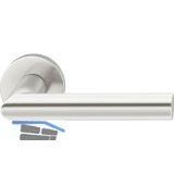 FSB Haust�rhalbgarnitur 70 1076 rechts, runde Rosette, Aluminium silber eloxiert