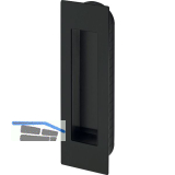 MARCHESI Schiebet�rmuschel eckig, 155 x 45 x 2 mm, Edelstahl schwarz