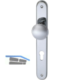 Haust�r - Knopflangschild ELEGANT 22, PZ88, Messing verchromt