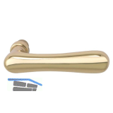 Dr�ckerlochteil ELEGANT 22 - Haust�r, Messing pol schutzlack, universal