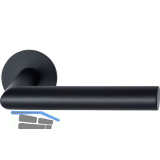 MARCHESI Dr�ckerpaar GEHRUNG, T�rst�rke 38-45 mm,Edelstahl schwarz matt