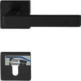 MARCHESI Dr�ckergarnitur CHIA PZ, mit St�tznocken, Edelstahl schwarz matt