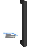 MARCHESI T�rgriff QUADRA 30 x 30, L�nge 800, Edelstahl schwarz pulverbeschichtet