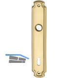 MARCHESI Langschild SCH�NBRUNN - BB 90, Messing poliert