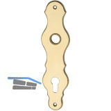 MARCHESI Langschild L�FFELFORM - PZ 88, Messing poliert