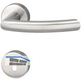 MARCHESI Dr�ckergarnitur ARC - auf Rosette BB, 38 - 45, Edelstahl matt