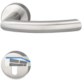 MARCHESI Dr�ckergarnitur ARC - auf Rosette PZ, 38 - 45, Edelstahl matt