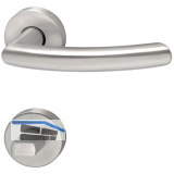 MARCHESI Dr�ckergarnitur ARC - auf Rosette WC, 38 - 45, Edelstahl matt