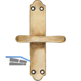 SCH�RGHOFER Fenstertrieb ALT - WIEN - mit Getriebe, Messing poliert unlackiert