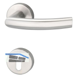 MARCHESI Dr�ckergarnitur RIGA - auf Rosette PZ, 38 - 45, Edelstahl matt