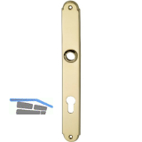 Haust�r - Langschild ALT - WIEN, PZ88, Messing poliert