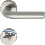 MARCHESI Dr�ckergarnitur HORIZONT - auf Rosette WC, 38 - 45, Edelstahl matt