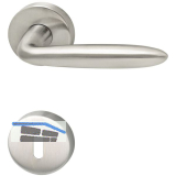 MARCHESI Dr�ckergarnitur VERONESE - auf Rosette BB, 38 - 45, Edelstahl matt