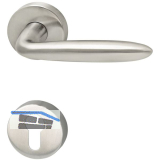 MARCHESI Dr�ckergarnitur VERONESE - auf Rosette PZ, 38 - 45, Edelstahl matt