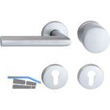 FH-Wechselgarnitur GEHRUNG - auf Rosette PZ, VK 8/8,5, 38 - 45, Edst. matt, L