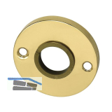 MARCHESI Dr�ckerrosette 50 mm, Ansatz 18 mm, Messing poliert