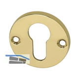 MARCHESI Zylinderrosette PZ, � 50 mm, Messing poliert schutzlackiert