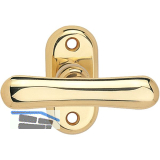 MARCHESI Fenstergriff ELEGANT - sichtbar geschraubt, 7x35, Messing poliert