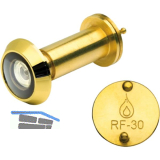 SOLIDO T�rgucker � 14, Linse 200�, TS 35-55 mm, Messing, branddschutztauglich