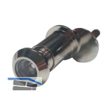 T�rgucker � 14 mm, Weitwinkel 170�, TS 25-45 mm, Messing vernickelt