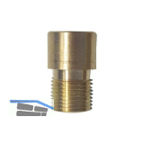 T�rgucker-Verl�ngerung um 10 mm, f. T�rgucker � 14 mm, Messing blank