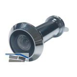 T�rgucker � 14 mm, Weitwinkel 200�, TS 35-55 mm, Messing verchromt