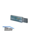 RENZ Durchwurfbriefkasten schr�g, ausziehbar, 300x110x265-410, Stahl verzinkt