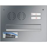 RENZ Frontplatte eckig, 360 x 280 mm, Stahl RAL 9016