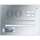 RENZ Frontplatte eckig, 360 x 280 mm, Edelstahl