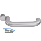 OGRO Dr�ckerlochteil PREMIUM 8100 A FS - ohne Rosette, 20 mm, Edelstahl matt