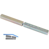 OGRO Dr�ckerstift PR 120 FS - Vierkant: 9 mm, geteilt, 60/60, Stahl verzinkt