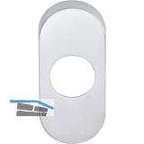 OGRO Dr�ckerrosette PREMIUM 6621 - mit Hochhaltefeder, 23,5 mm, Edelst. matt