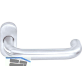 OGRO Dr�ckerlochteil PREMIUM 8100/6620 - mit Rosette, Aluminium silber eloxiert