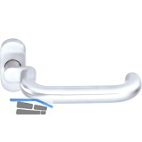 OGRO Dr�ckerlochteil PREMIUM 8100 A FS/6620 - mit Rosette, Alu silber eloxiert