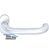 OGRO Dr�ckerlochteil PREMIUM 8350 V/6620 - mit Rosette, Alu silber eloxiert