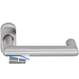 OGRO Dr�ckerlochteil PREMIUM 8907/6620 - mit Rosette, Edelstahl matt