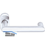 OGRO Dr�ckerlochteil PREMIUM 8907 FS/6620 - mit Rosette, Alu silber eloxiert