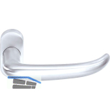 OGRO Dr�ckerlochteil PREMIUM 8999/6620 - mit Rosette, Alu silber eloxiert