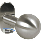 OGRO Knopfdr�ckerlochteil PREMIUM 8350 V FS/6621-mit Rosette,Edelstahl matt