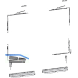 HAUTAU ATRIUM HKS 200 Z/TWIN Grundkarton, Versatz 9 mm, rechts, 200 kg