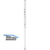 HAUTAU ATRIUM HS Getriebeverl�ngerung, L=600 mm, Alu silber eloxiert