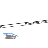 HAUTAU ATRIUM HS Verbindungsstange flach, Gr. 200, FFB 1501-2000, Stahl