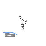 HAUTAU ATRIUM HS Dichtung Nr.2, unten und vertikal, L=17,3 M, schwarz